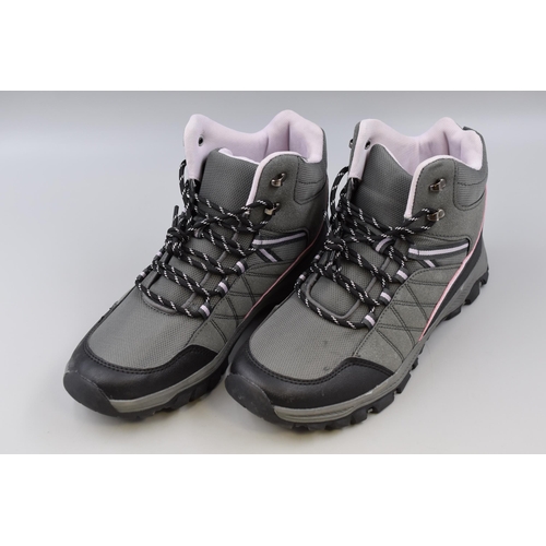 709 - Pair of Brand New F&F Lightweight Walking Boots in size 8 UK