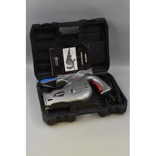 712 - A Workshop Pro 500W Power Saw Kit, Powers On When Tested