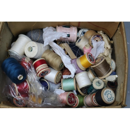 714 - Large Mixed Lot to Include Crafting Items Such as Wool, Fabrics and More