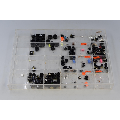 445 - Selection of Various Sized Ear Stretching Piercings Complete in Plastic Tray (Some A/F)