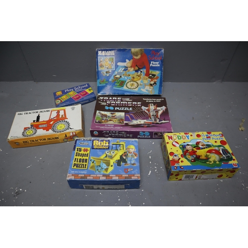 567 - Selection of Children's Jigsaw Puzzles to Include Bob The Builder, Noddy and More (Unsure if All Com... 