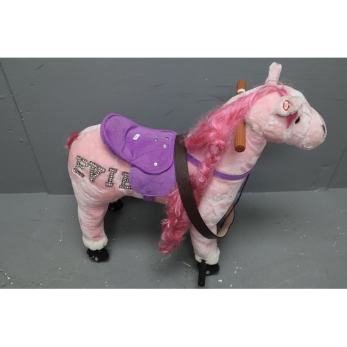 588 - Pink Child Rocking Horse Approx 29