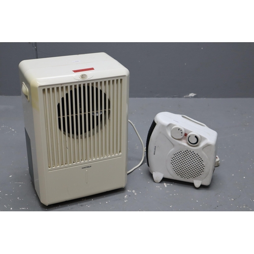 801 - A Matsui 250W Humidifier, With Rhino Fan Heater. Both Power On When Tested