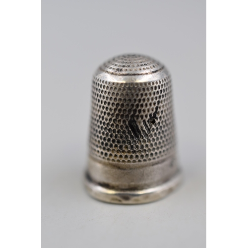 23 - Charles Horner Hallmarked Chester Silver Thimble