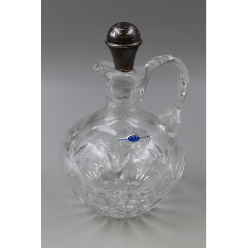 51 - Crystal Decanter with Silver 925 Stopper (8