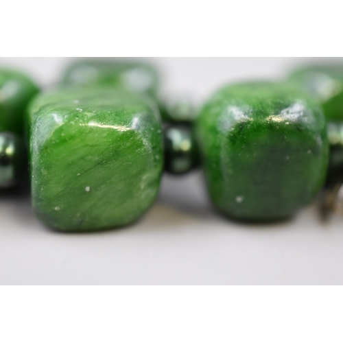 59 - Hand Made Jade Bracelet