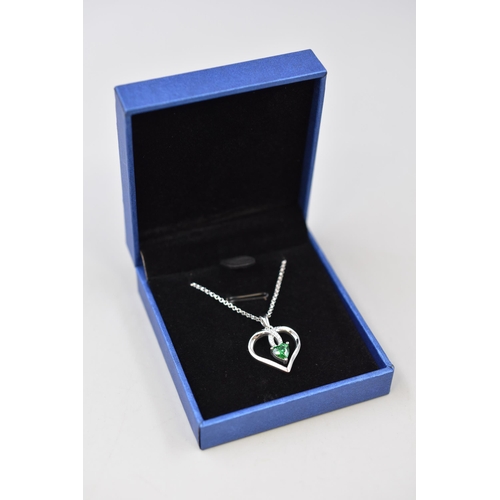 75 - Silver 925, Jo Wisdom Heart Pendant Necklace, Complete in Presentation Box