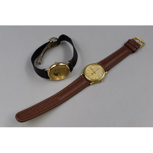 97 - Two Vintage Gent's Quartz Watches To Include Christ, And Breil La Lune