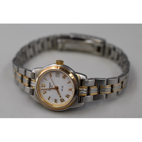 113 - A Ladies Tissot PR50 Quartz Watch, Working