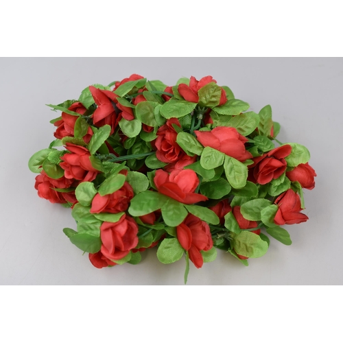 729 - Ten Bags of Faux Roses, For Crafting/Decoration