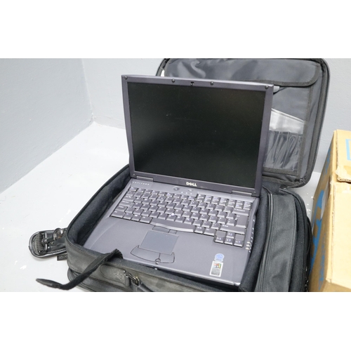 763 - A Selection of Computing Items To Include Dell Latitude Laptop (Powers On), Compaq LTE 5280 Laptop (... 