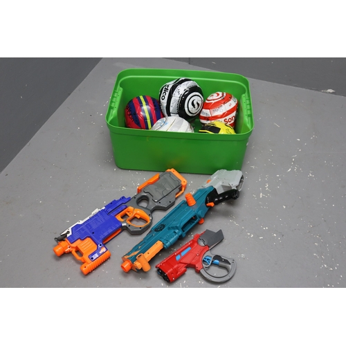 776 - Nerf Guns and Footballs (Footballs All Need Pumping Up)