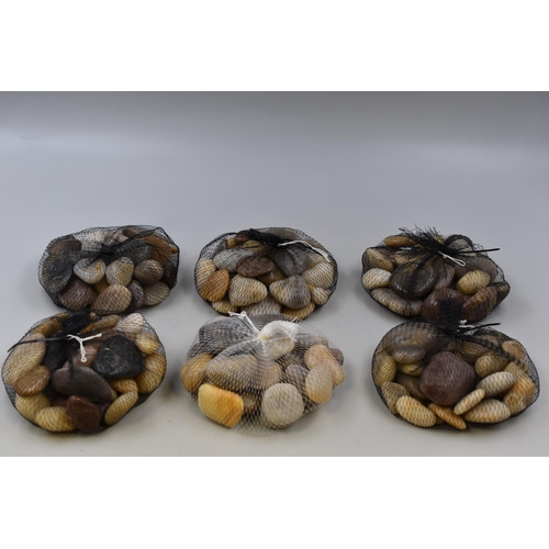 242 - Large Quantity of Decorative Polished Pebbles