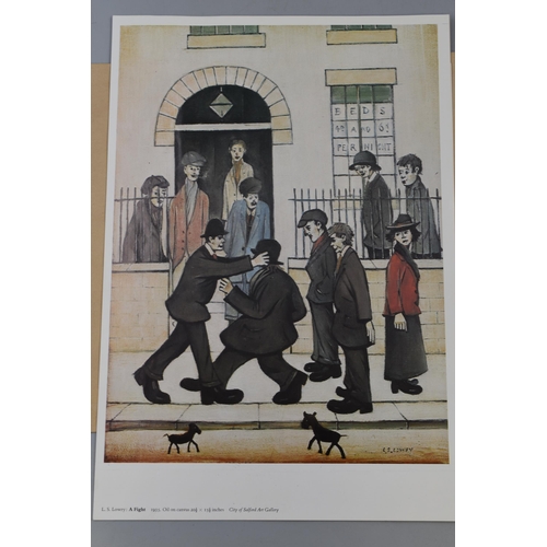 432 - Selection of 3 Printed L.S. Lowry Paintings