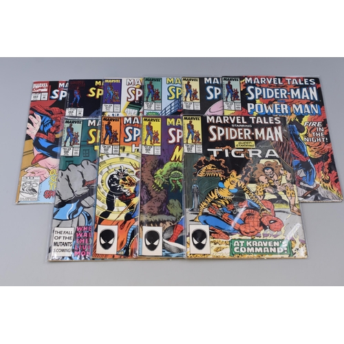 449 - Ten Issues of Marvel Tales Comics, Featuring Spider-Man 1987-1992 (Issues 203, 204, 205, 206, 207, 2... 