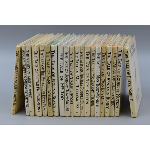 465 - A Set of Twenty F.Warne & Co Illustrated Beatrix Potter Books, Missing Numbers 10, 18 and 20