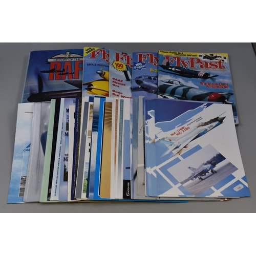 466 - Selection of Aircraft Identification Cards, Magazines and a History of The RAF Book