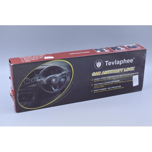 514 - Boxed Tevlaphee Car Antitheft Lock