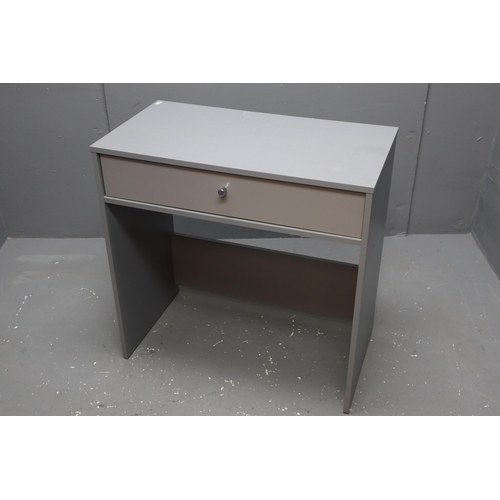 525 - Modern Grey Dressing Table With Drawer (26 1/2