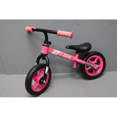 606 - Pink Child Rocking Horse & A Pink Balance Bike