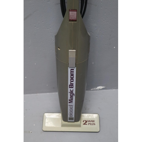 653 - Bissell Magic Broom 2 Way Plus Vacuum (Powers on When Tested)