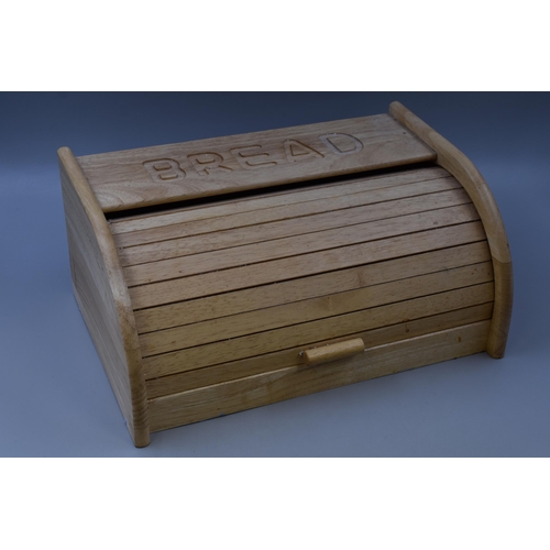 734 - Large Wooden Bread Bin