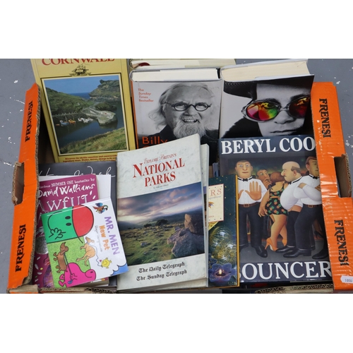 789 - Mixed Selection of Books including Beryl Cook, Elton John, Billy Connolly, Julie Andrews and More