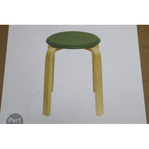 790A - Dunelm Stacking Stool H45 x W41 X D41cm - New In Box