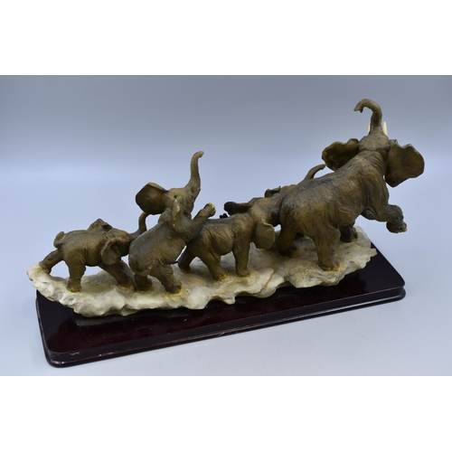 224 - The Juliana Collection Elephant Family Statue