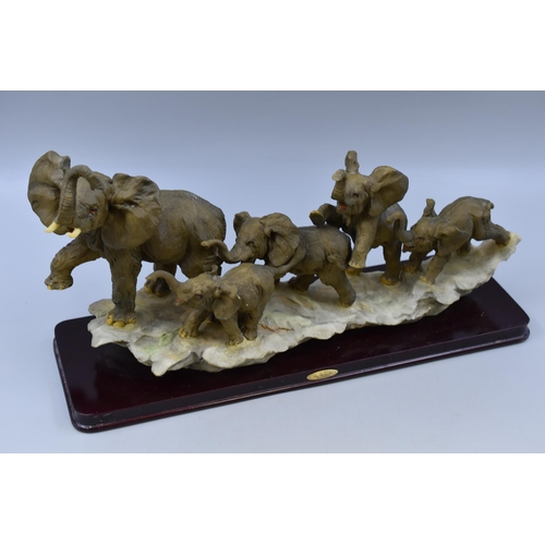 224 - The Juliana Collection Elephant Family Statue