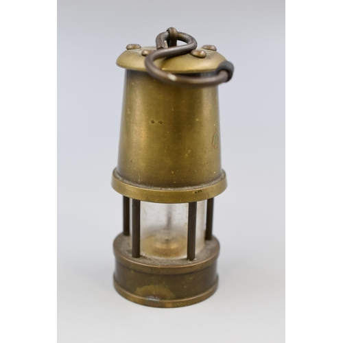 228 - Miniature Brass Miners Lamp (3 1/2