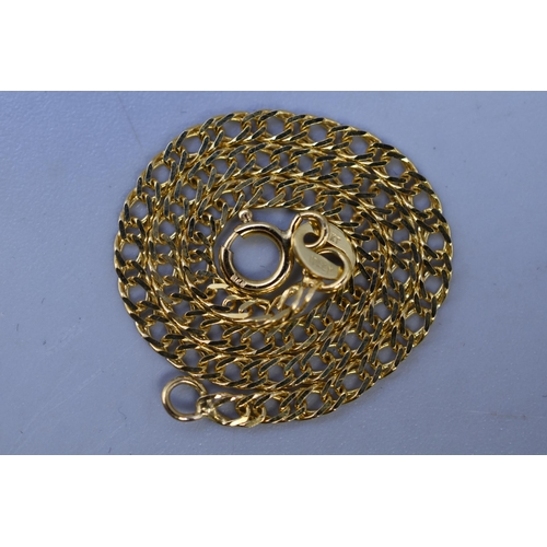 27 - A 9ct Gold (375) Curb Chain Bracelet