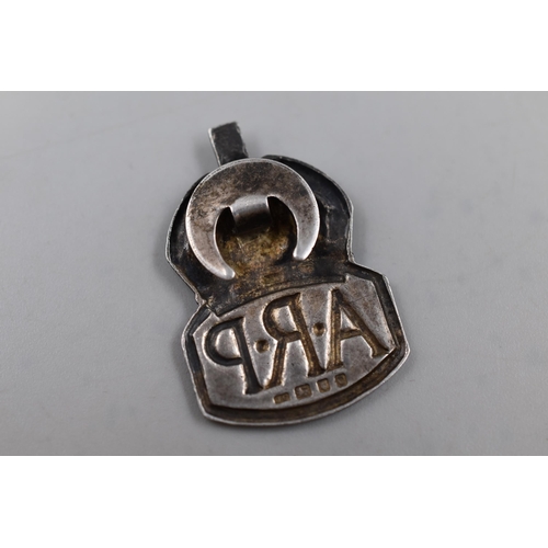 44 - Hallmarked London Silver ARP Badge