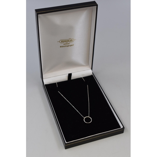 59 - Silver 925 Pendant Necklace Complete in Presentation Box