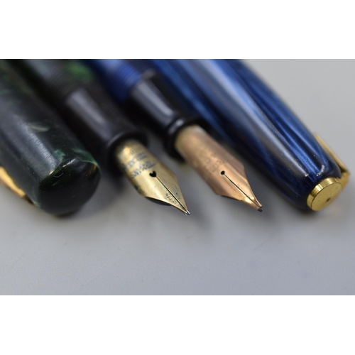 103 - Two Collectable Waterman's Vintage Fountain Pens To Include Junior, And 512V (With 14ct Gold Nib). I... 