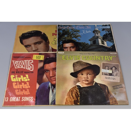 501 - Collection of Seventeen Elvis Presley Vinyl LP's To Include ' How Great Thou Art, G I Blues, King Cr... 