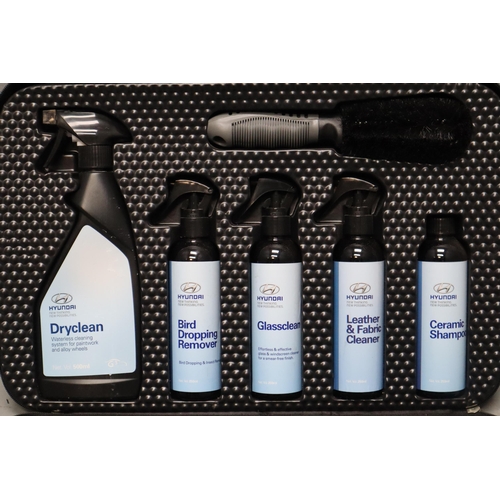 509 - A Six Piece Hyundai Car Cleaning Kit, In Case