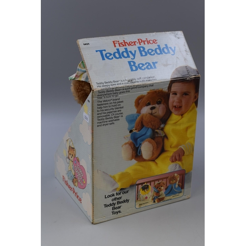 511 - Original Boxed Vintage Fisher Price Teddy Bear