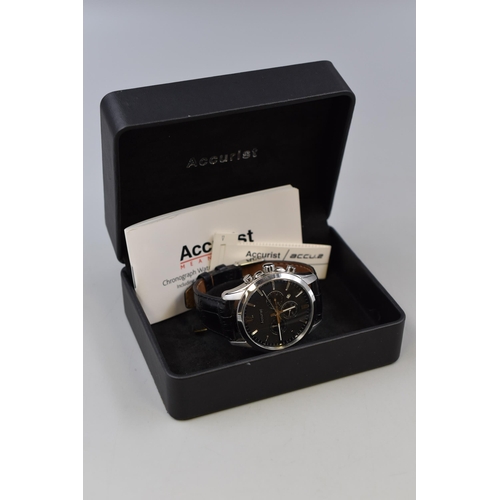 123 - Accurist Mens Watch Complete in Presentation Box