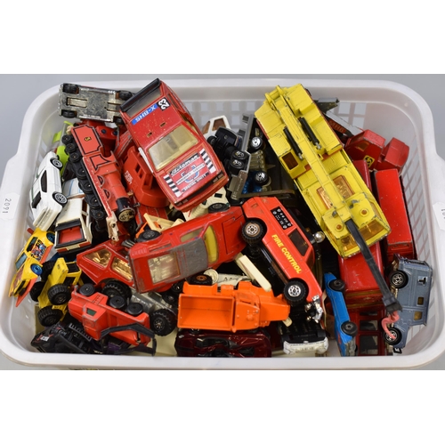 516 - Large Collection of Die-Cast Vehicles to Include Lamborghini Aventador J, Oshkosh Snow Plow, K-56 Ma... 