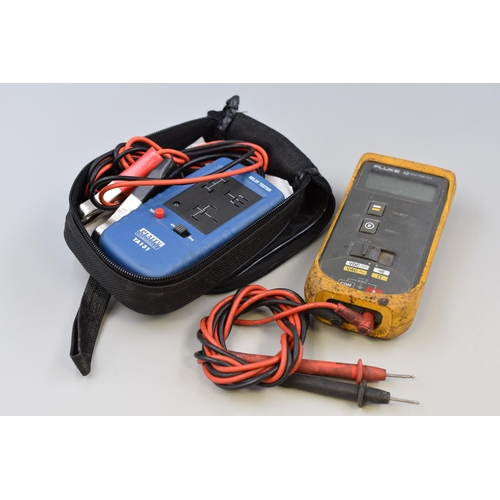 436 - A Sealey TA131 Relay Tester, With Fluke 10 Multimeter