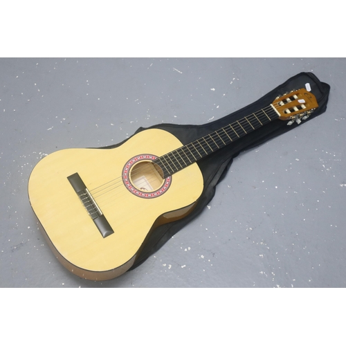 575 - Cleca Acoustic Guitar Complete in Carry Case