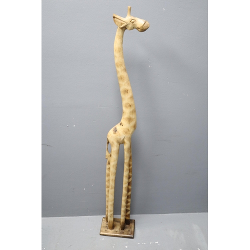 560 - Tall Giraffe Decorative Sculpture (4' 1