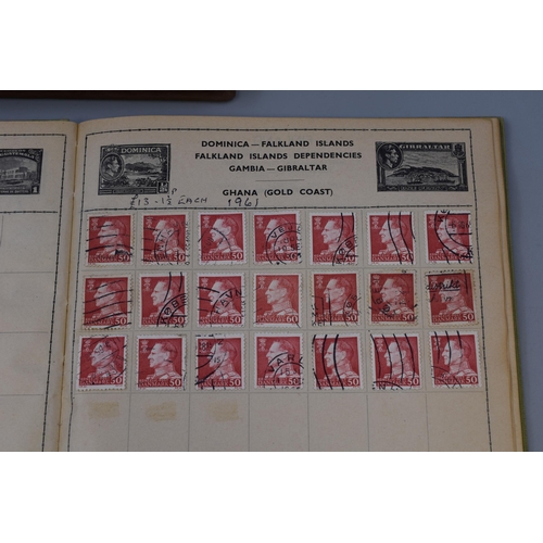 458 - Two Vintage Stamp Albums containing a Collection of Stamps from various Countries