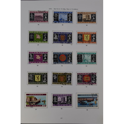 464 - Two Stamp Albums Containing Stamps From Both New Zealand and Guernsey