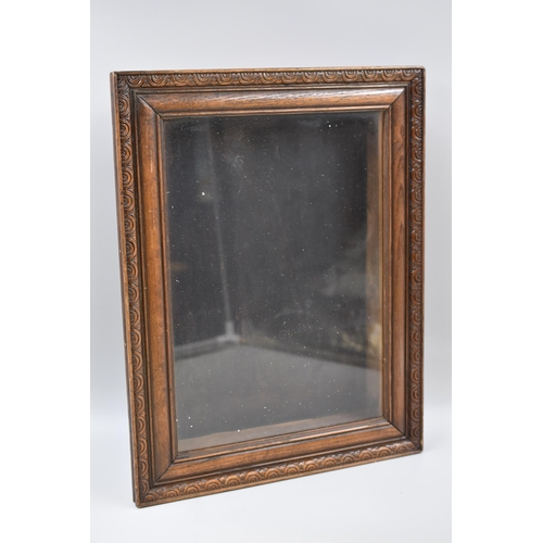 465 - Wood and Glass Counter Top Small Collectables Display Case (17