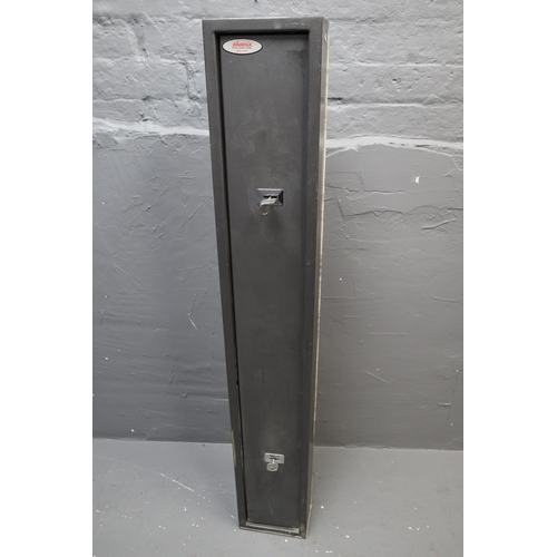 605 - Phoenix Lacerta GS8000 Series 1 Gun Safe with 2 Key Locks, Approx 130cmx20cmx15cm