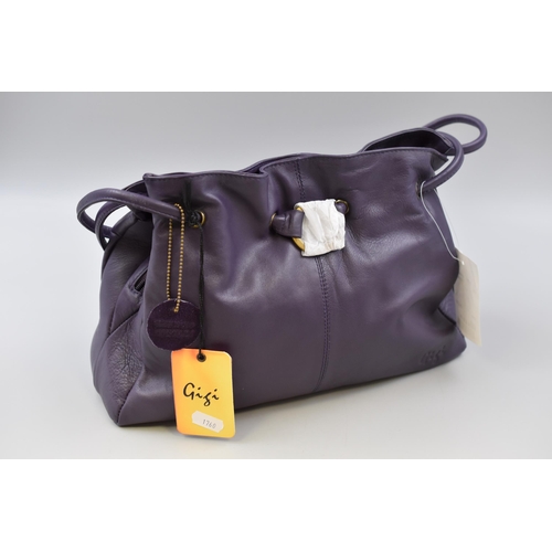 468 - New Gigi Genuine Leather Shoulder Bag