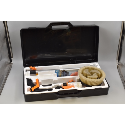 664 - Car Wash Brush Cleaning Kit Complete in Carry Case