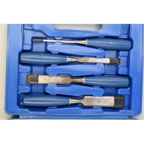 668 - A Cased Seven Piece Chisel Set